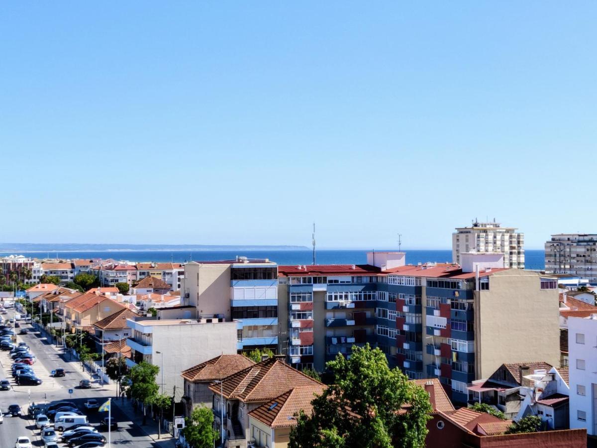 Lovely Lisboa Costa Da Caparica Seaview Apartment Bagian luar foto