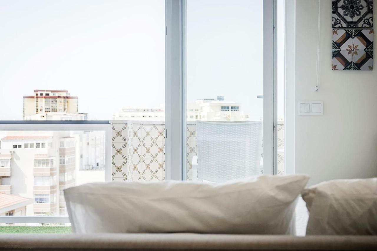 Lovely Lisboa Costa Da Caparica Seaview Apartment Bagian luar foto
