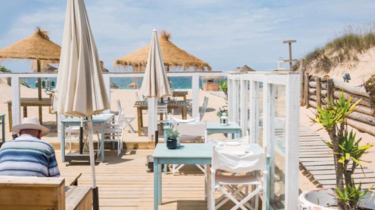 Lovely Lisboa Costa Da Caparica Seaview Apartment Bagian luar foto